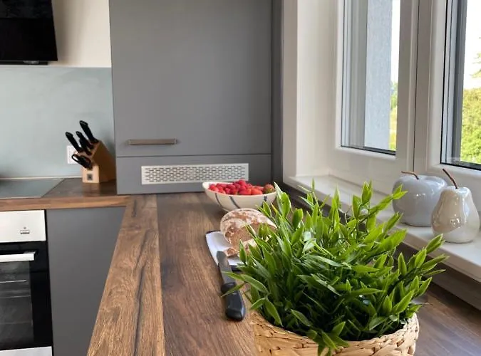 Modernes Am Hafen Mit Seeblick Grossraeschen