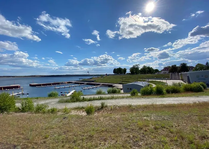 Modernes Am Hafen Mit Seeblick Apartament Grossraeschen